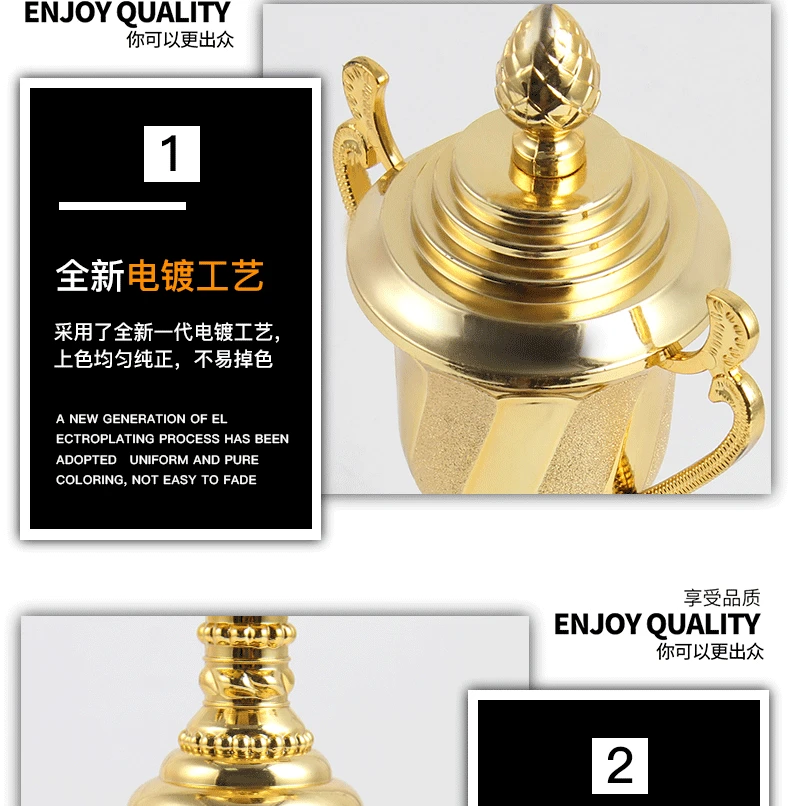 This Statue New Style Trophy Children Trophy School Students Electroplated Small Plastic Trophy Ornament Wholesale Customizable