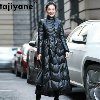 

Autumn Winter Real Genuine Leather Jacket Women Clothes 2019 Sheepskin Down Coat Korean Vintage Thick Women Tops AR16D17256