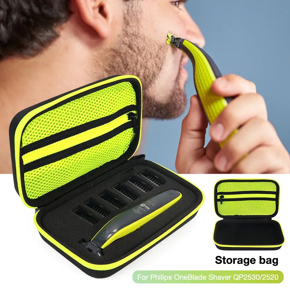 Lamer tela Honesto Estuche De Transporte Portátil Para Afeitadora, Bolsa De Viaje Antigolpes,  Organizadores Para Philips Oneblade, Qp2530/2520 - Bolsas De Almacenaje -  AliExpress