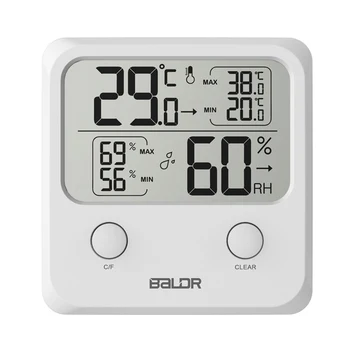 

Indoor Mini Electronic Wall Humidity LCD With Stand Plastic Hygro-thermometer Digital Hygrometer Temperature Portable