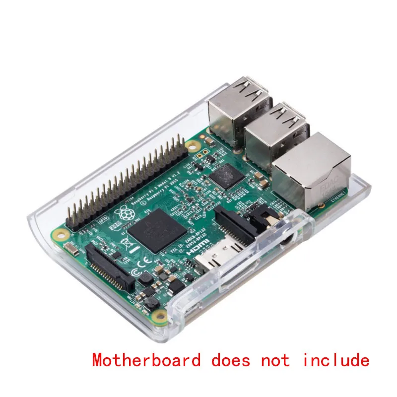 1 комплект ABS чехол для Raspberry Pi 2 Модель B Raspberry Pi 3 Model B DIY Набор для сборки
