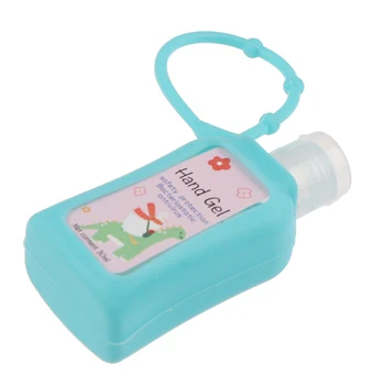 

Quality 1Pcs 3Colors Portable Traveling Refillable Bottle Silicone Hand Sanitizer Perfume Holder Mini Cute Empty Bottle