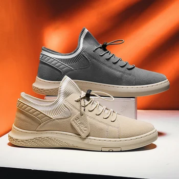 

Free shipping 2020 New men's shoes casual men rubber breathable shoes Fashionable spring shoes solid men's shoes