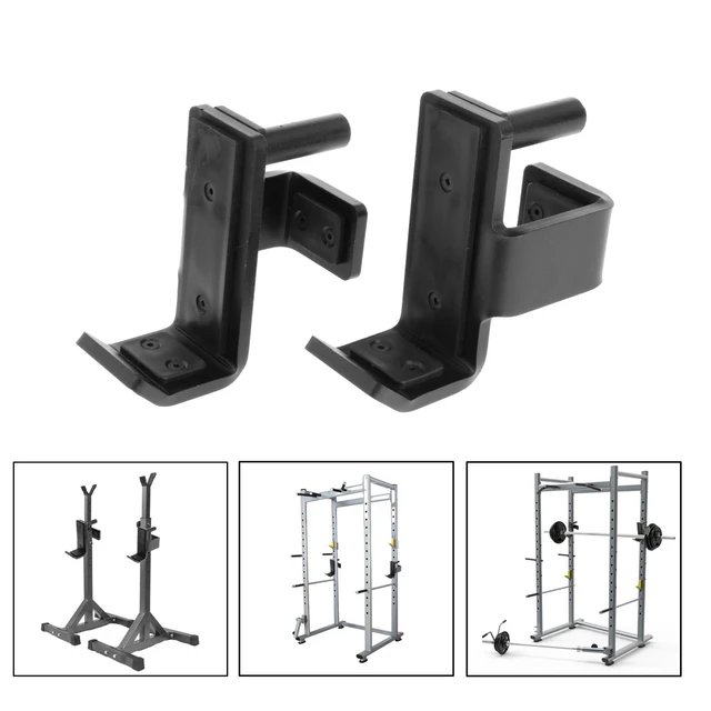 Squat Rack J Hook Safety Steel Hook Power Rack J Cup 70mm Pipe Gym