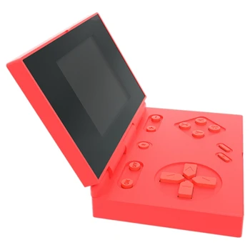 

Cool baby Handheld Game Console Double Retro Game Console Mini Clamshell Game Console with Handle