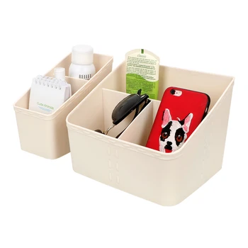 

NICEYARD Multifunction Cosmetic Storage Box Storage Box Trapezoidal Desktop Organization Box Plastic