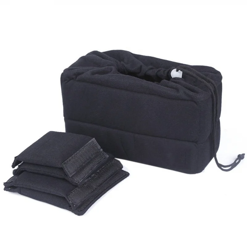 NEW Shockproof DSLR SLR Camera Bag Partition Padded Camera Insert, Make Your Own Camera Bag(Black