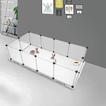 

Pet Playpen Portable Large Plastic Yard Fence Kennel Tent for Small Animals YE-Hot