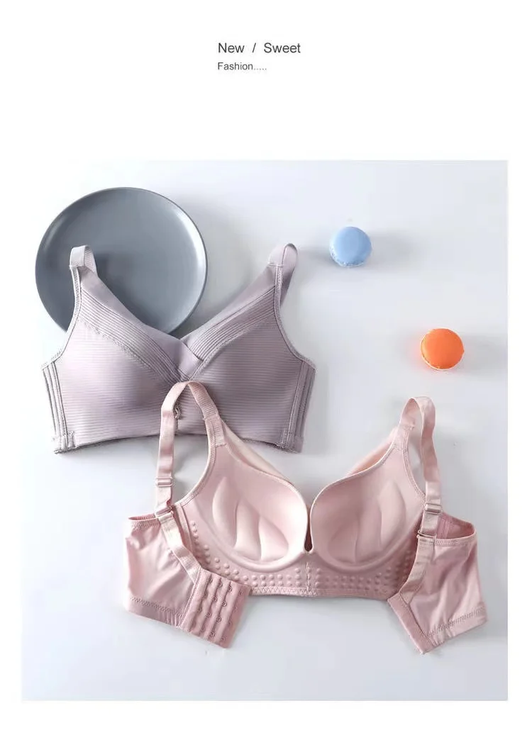 Compra online de Sutiã sem costura FallSweet sem fio AB Cup push up sutiã  para mulheres roupa íntima confortável