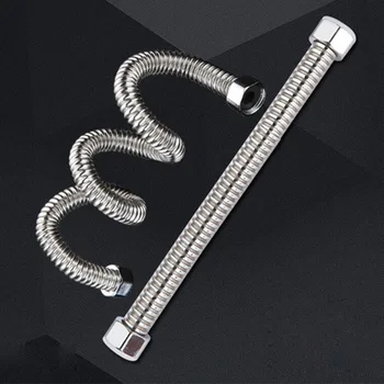 

1 pc 304 Stainless steel bellows DN15 inlet water pipe corrugated hose for hot water heater