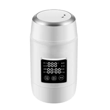 700Ml Multifunctional Electric Kettle Smart Contact Control Heating Cup Portable Mini Electric Soup Pot for Travel