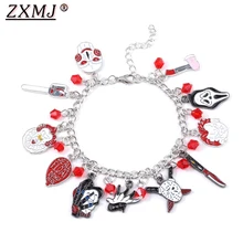 ZXMJ Черная пятница браслет Хэллоуин ужас Чаки браслеты Стивен Кинг это Pennywise талисманы браслет для мужчин ювелирные изделия подарок