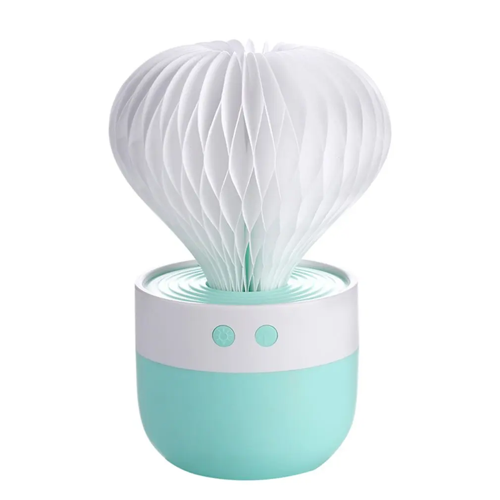 

150ML USB Car Air Humidifier Cactus Type Humidifier with 7 Colors LED Night Light Mini Mist Maker Bedroom Desktop Air Diffuser