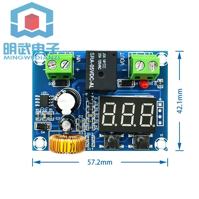 XH M609 DC 12V 24V Защитная плата для зарядки и разряда с низким уровнем пониженного
