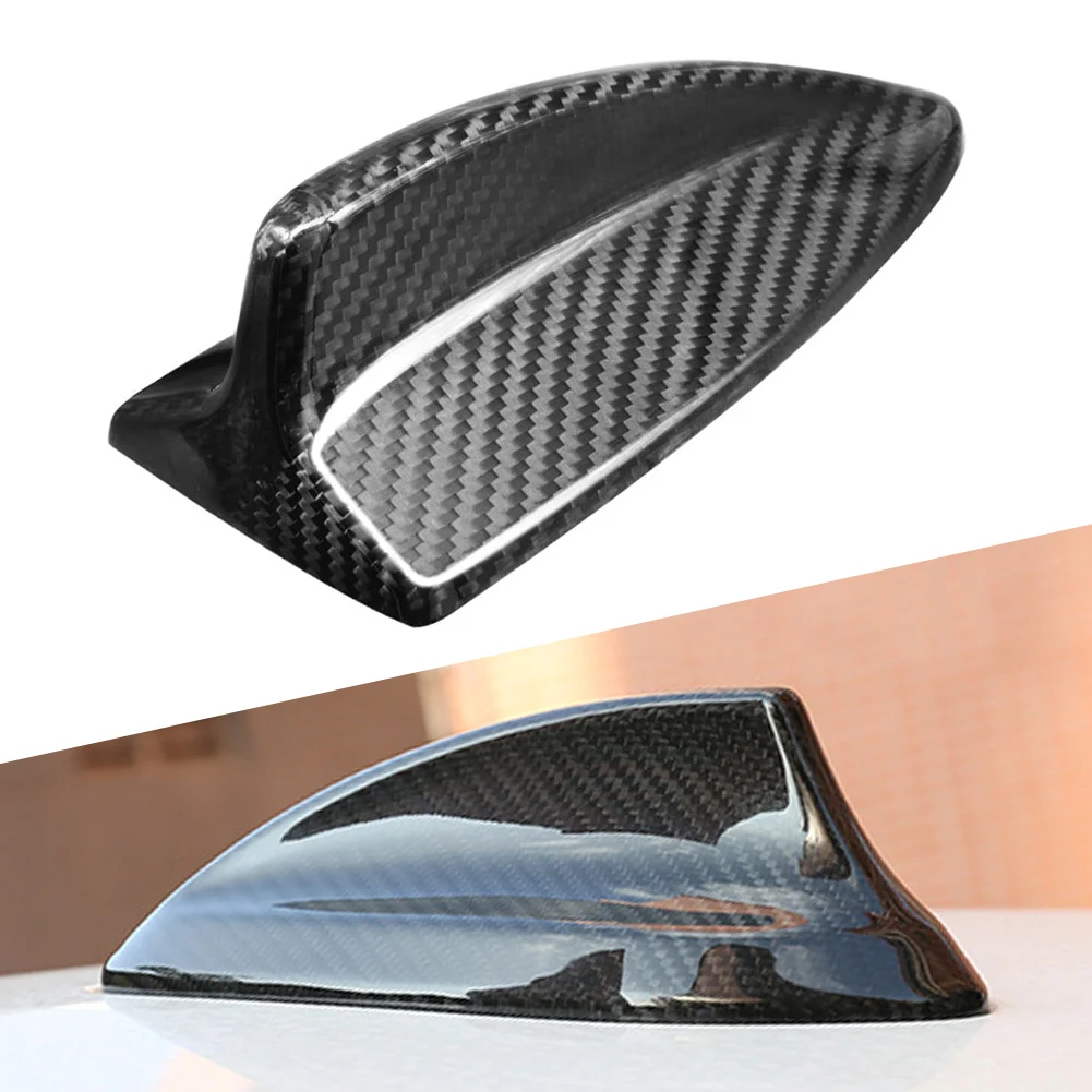 Car Carbon Fiber Shark Fin Antenna Cover For Bmw E91 3series 20052011
