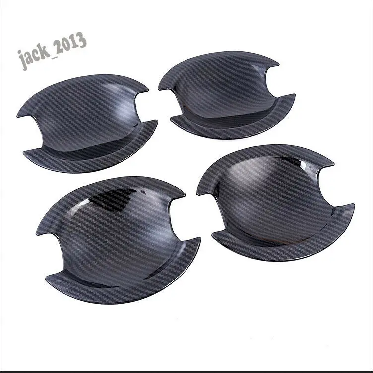 Car modification Car accessories Carbon Fiber Door Handle Bowl Trim For Mitsubishi Lancer-EX