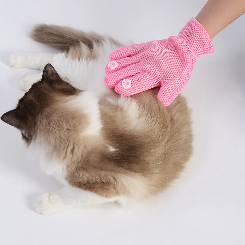 Cat Combing Hair Guard Gloves Pet Brush Glove For Cat Dog - PeticaDeals
