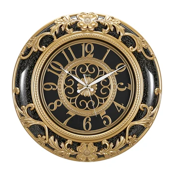 

Luxury vintage silent Wall Clock Modern Design Wall Clock Outdoor Nordic Living Room Europe Style Zegar Scienny Home Watch