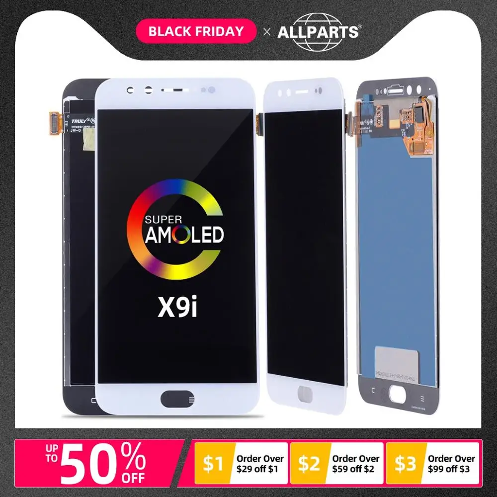 Дисплей для Vivo X9i LCD в сборе с тачскрином Оригинал 5.15‘’ Черный и белый |