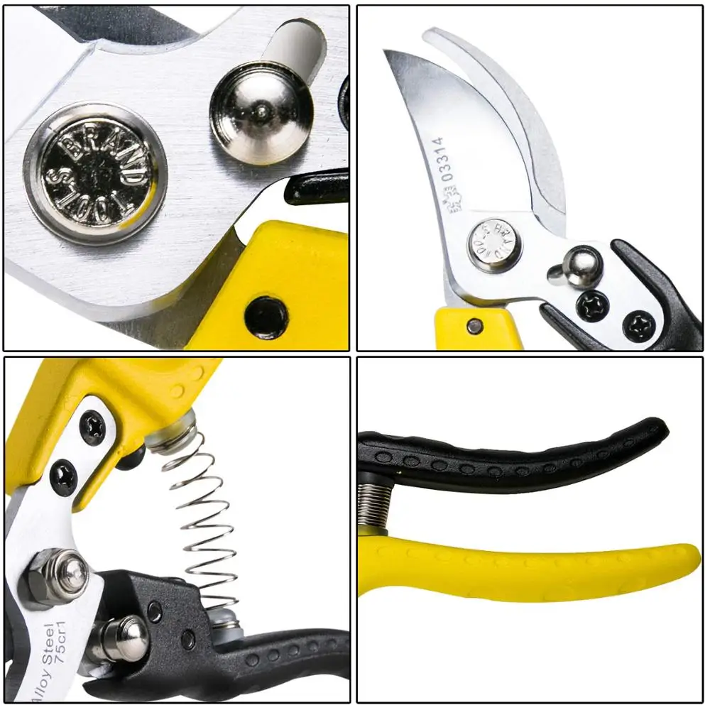 NINDEJIN Garden Tools Farm Pruning Shears Grafting Bonsai Tools Garden Scissor Plant Branches Cutter Secateurs For the Garden