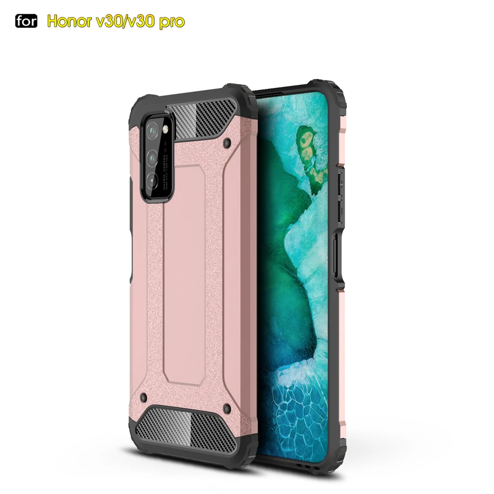 Простой жесткий чехол из поликарбоната для Honor 9X V30 V30 PRO, прочный многослойный защитный чехол для huawei Nova 5 Nova 5i, сверхпрочный противоударный чехол