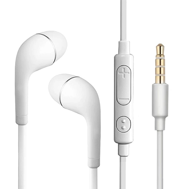 Auriculares manos libres con micrófono para SAMSUNG GALAXY S3, S4 y note 3, color blanco