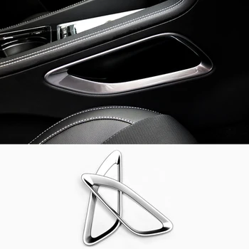 

ABS Chrome For Jaguar F-PACE 2016 2017 2018 car Side Gear Box frame Cover Trim auto accessories car styling