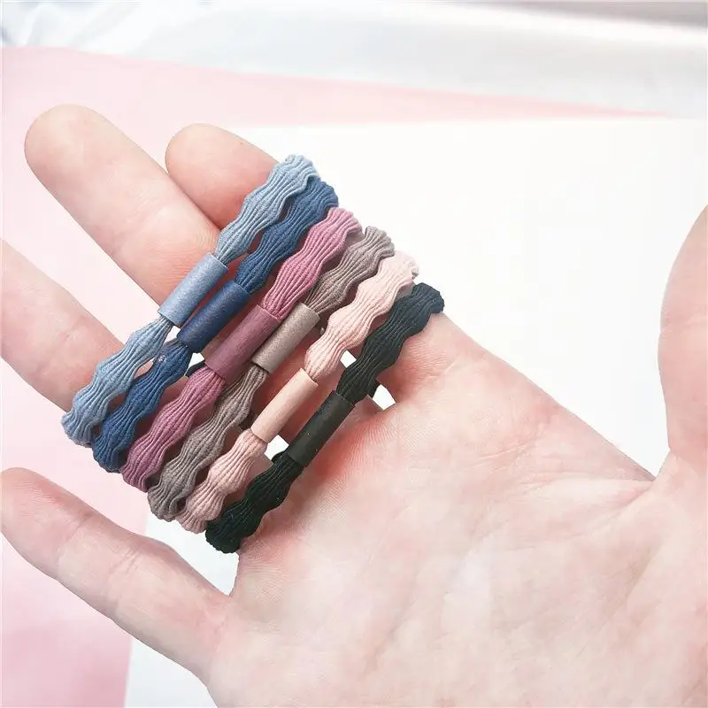 

6PCS mix New Girls Colorful Basic Elastic Hair Bands Ponytail Holder Scrunchies Kids Hair Ropes Rubber Bands Hair Accessories