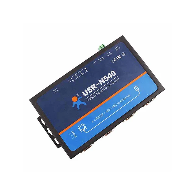 

A15-- USR-N540 4 Serial port RS232 RS485 RS422 Ethernet Converter. It supports Modbus RTU to Modbus TCP