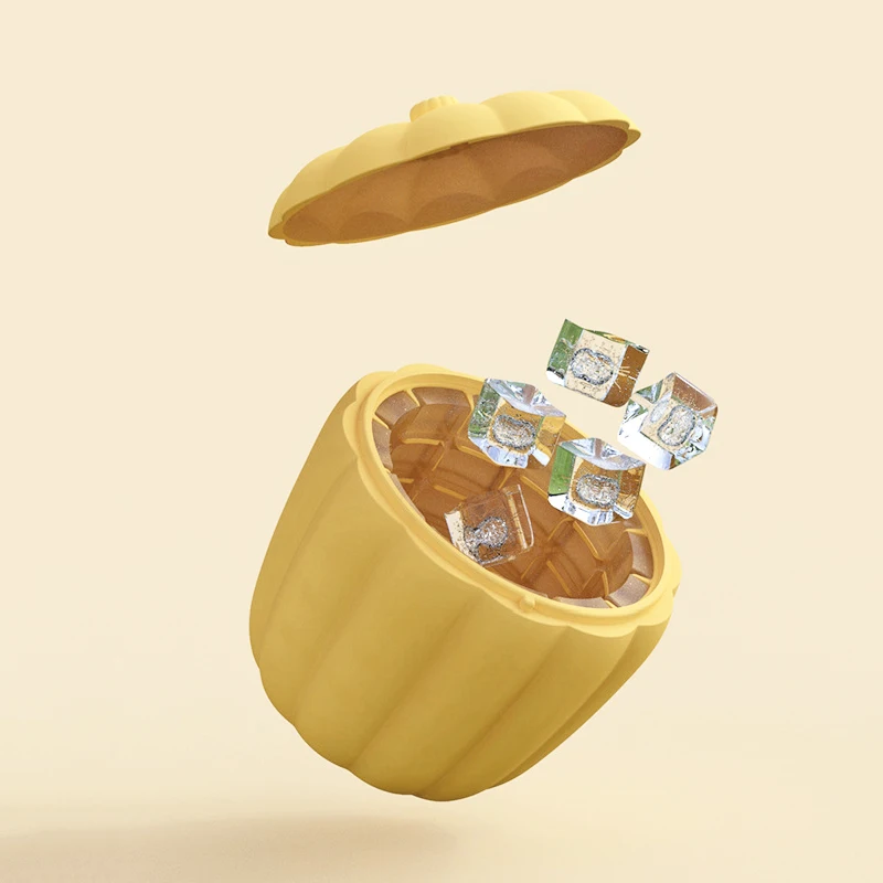 Ices Cubes Maker 60 кубов силиконовые кубики ведро с крышкой бутилированный напиток