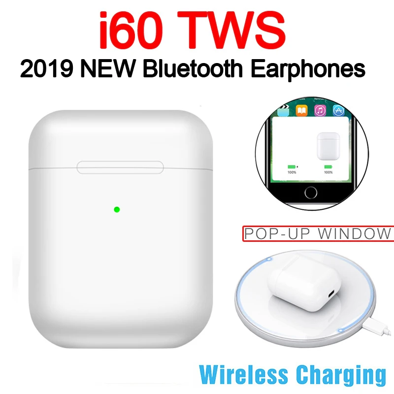 i60 Tws Headphone Wireless Bluetooth 5.0 Earphone Mini Earbuds With Mic Charging Box Sport Headset For Smart Phone i60 Tws Headphone Wireless Bluetooth 5.0 Earphone Mini Earbuds With Mic Charging Box Sport Headset For Smart Phone