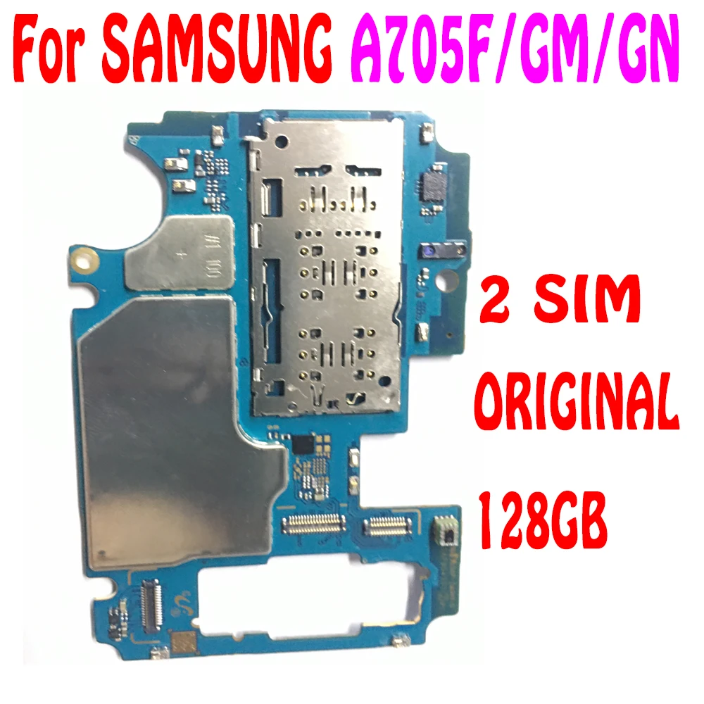 Материнская плата для Samsung Galaxy A70 A705F A705GM A705GN A7050 A705U 128 ГБ | Мобильные телефоны и