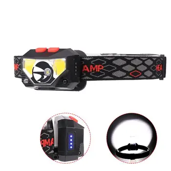 

LED Rechargeable Headlamp Headlight Lamp With Head Band Fashlight Torch