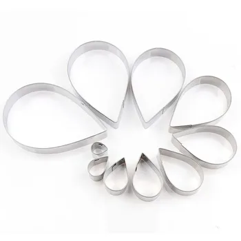 

WALK KNOW 7Pcs Petal Drop Rose Cutting Die Cutters Bread Making Baking Mould Fondant Mold Biscuit Craft DIY Family WALK KNOW