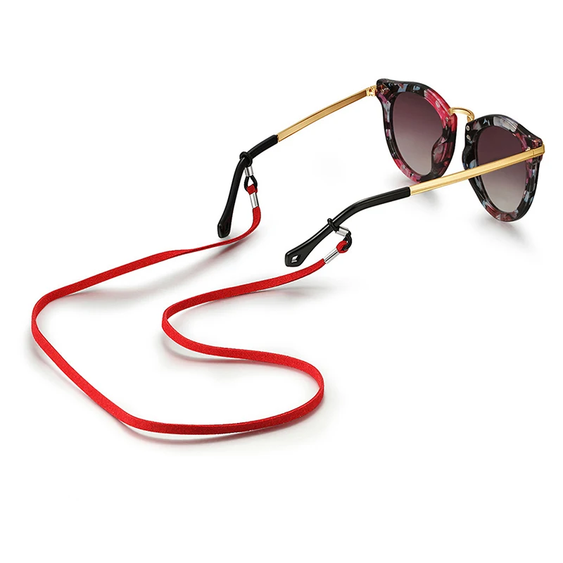 Glasses Straps 70cm Leather Strap Glasses Lanyard Women's Neck Cord Solid Color Glasses Chain Men's Sunglasses Eyeglasses Rope Eyewear Holder