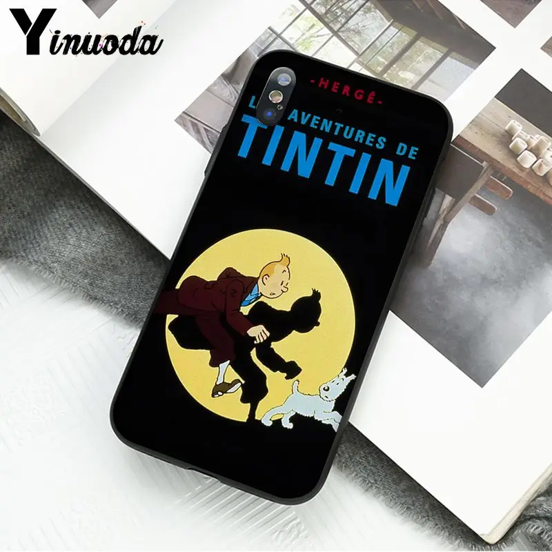 Yinuoda Приключения Тинтина Coque чехол для телефона для iPhone 11 11Pro X XS MAX XR 8 7 6 6S Plus 5 5S SE - Цвет: A6