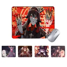 

Mouse Pads Pad Gamer Mousepad Genshin Impact Hu Tao Kawaii Cs Anime Computer Mat Small Cute Gaming Keyboard Carpet Accessories