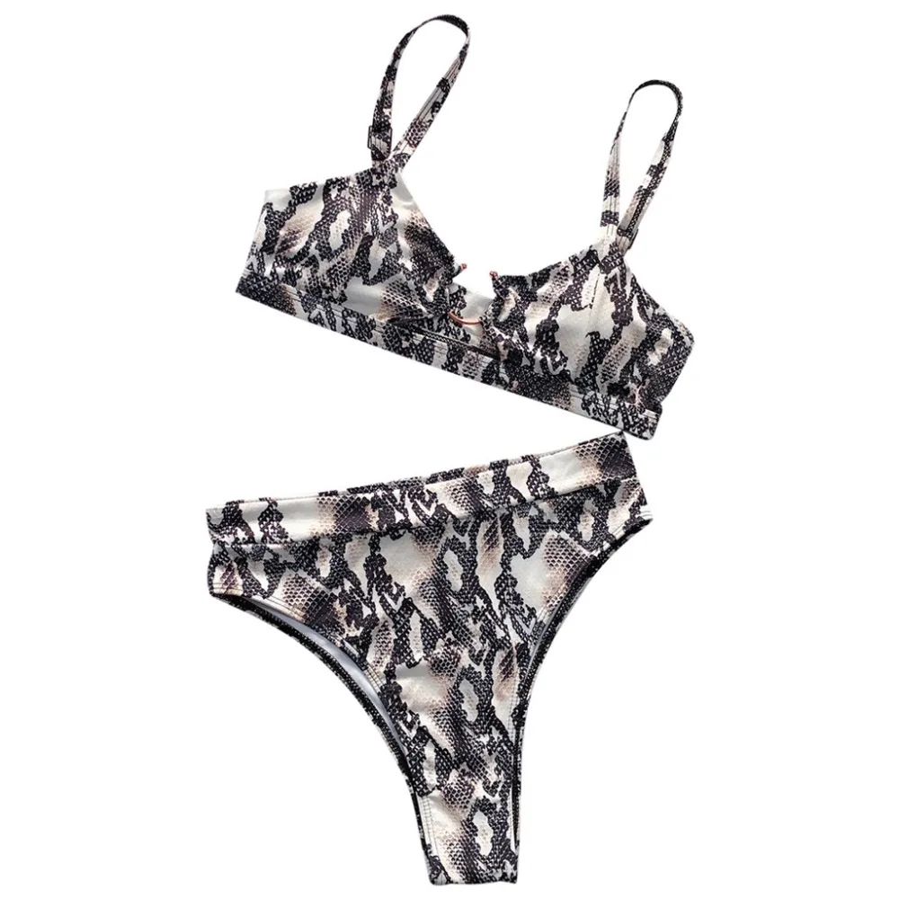snake print bikini push up (23)