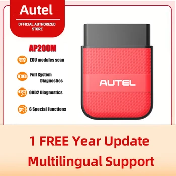 Autel AP200M Bluetooth OBD2 Lettore di Codice con il Pieno di Sistemi di Diagnosi Auto VIN Olio/EPB/BMS/SAS/TPMS/DPF Ripristina IMMO PK AP200