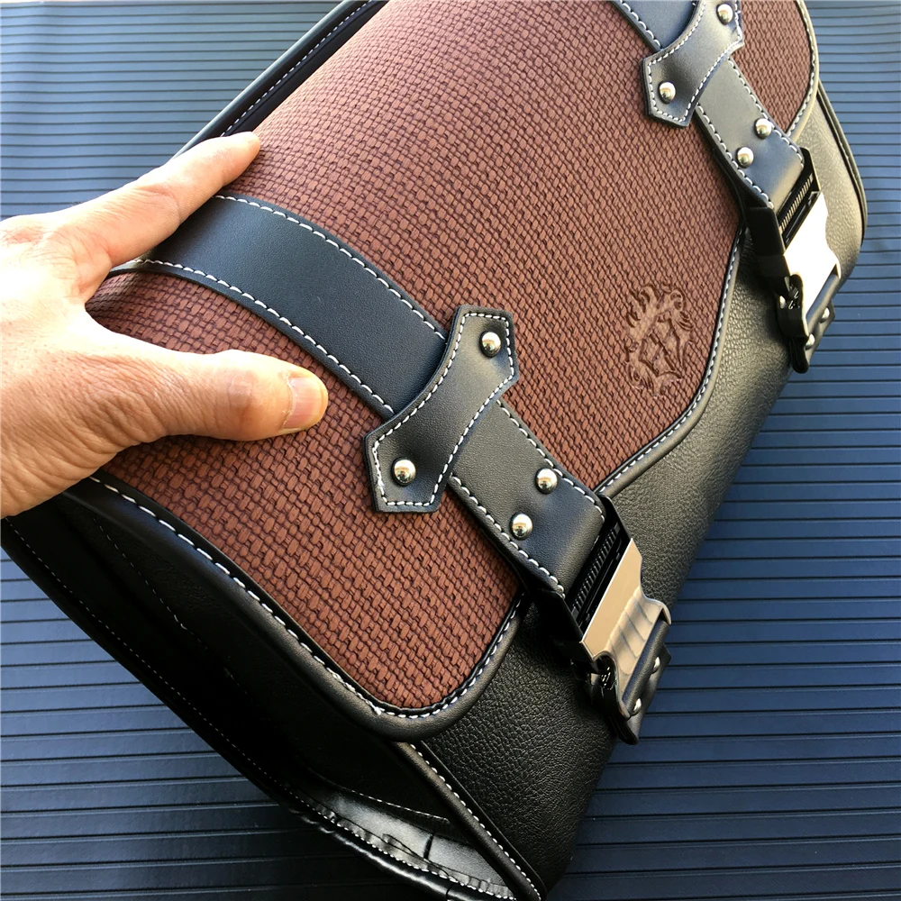Motorcycle Fork Bag PU Leather Luggage Saddle Bag Storage Tool Pouch Universal For Sportster XL883 XL1200 High Capacity Rider motorcycle saddlebag motorcycle luggage motorcycle tool pouch