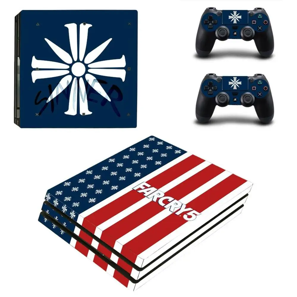 FARCRY Far Cry 5 PS4 Pro Стикеры Play station 4 кожи наклейка для Игровые приставки консоли и