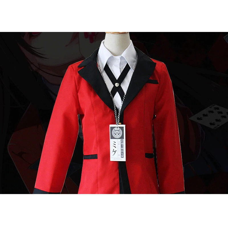 Danganronpa костюмы для косплея аниме девочек Kakegurui Yumeko Trigger Happy Havoc японская школьная