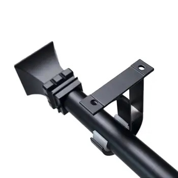 

4pcs Iron Curtain Rod Brackets Roof Mounted Window Hardware Holder Home Decor Y98E