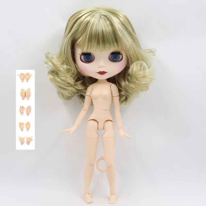 ICY Fortune Days factory blyth кукла 1/6 шарнирное тело новое матовое лицо зеленый микс каштановые волосы DIY sd Подарочная игрушка - Цвет: like the pic
