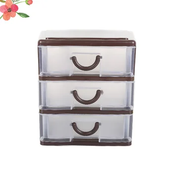

1PC Plastic Storage Box Convenient Desktop Sundries Container Practical Document Organizer Drawer Storage Case for Home Office (
