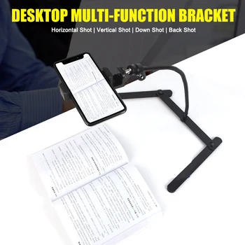 

Cell Phone Holder Smartphone Bracket Mount for Online Class Live Vlog Tool NC99
