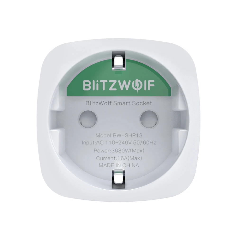 BlitzWolf EU штекер Zigbee умная розетка на выходе электрический монитор разетка Пульт