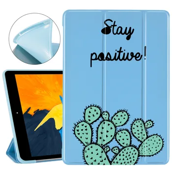 

For iPad Pro 11 2020 Cute Cactus Funda iPad Case Soft Silicone Back Coque Protective Cover iPad 7th Generation Cases For Air 1 2