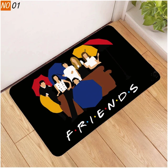 Felpudo antideslizante de la serie de Tv Friends, Felpudo con cita  divertida, para baño, cocina, sala de estar, puerta, piso, Alfombra de  entrada - AliExpress