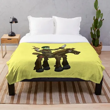 

tribore menendez on a horse with icecream fi Throw Blanket Soft Sherpa Blanket Bed Sheet Single Knee Blanket Office Nap Blanket